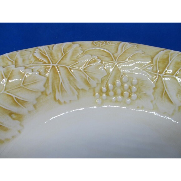 Williams Sonoma Italy Napa Saffron 12 1/2" X 3" Large Salad Serving Bowl VGC - Picture 4 of 13